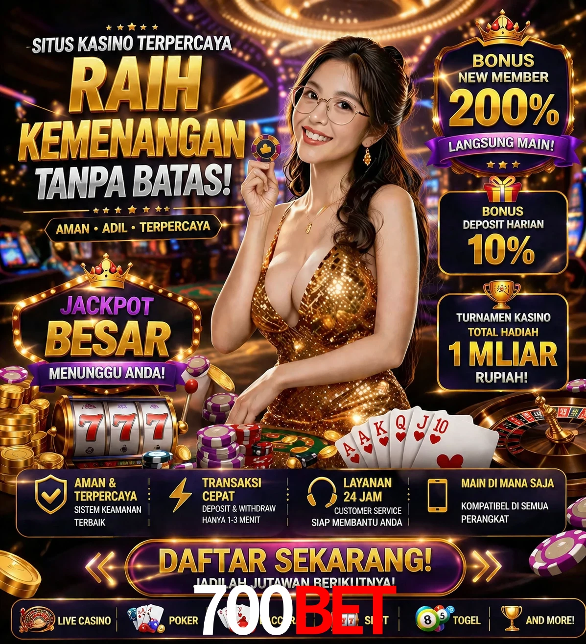 Roleta e blackjack 700bet